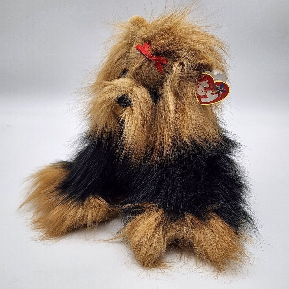Ty Beanie Buddy‎ 10" Yapper the Yorkie Dog Plush Yorkshire Terrier Stuffed Toy